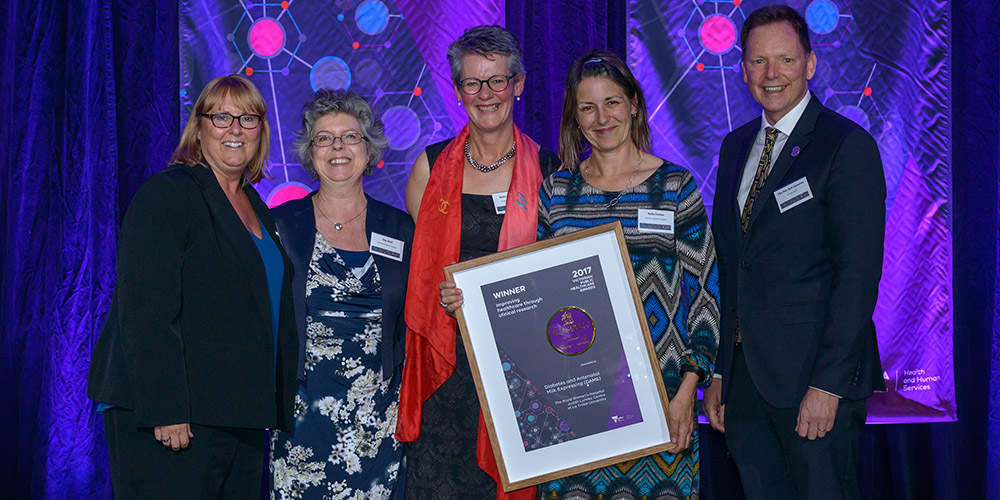 The DAME study has won a Victorian Public Healthcare Award.