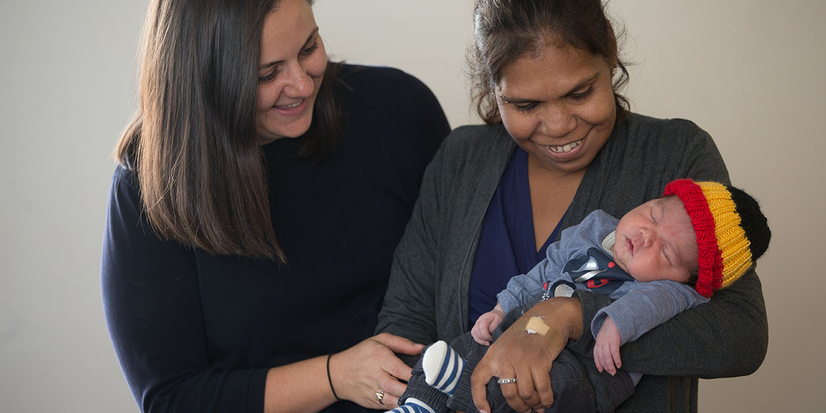 Baggarrook midwife and mother