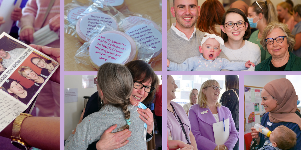 Images from the Grateful Giving program afternoon teas. 