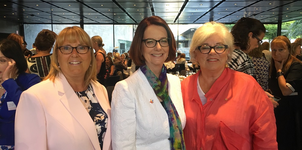 Former Prime Minister Julia Gillard has delivered an inspiration speech at the Women’s International Women’s Day breakfast.