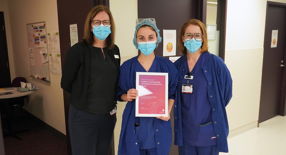 Edward Rowden White Award. Awarded to an operating suite nurse who demonstrates excellence and outstanding commitment to perioperative services – Michelle Spiotti