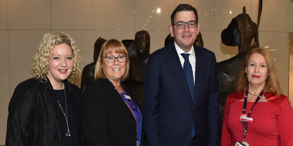 Jill Hennessy, Dr Sue Matthews, Daniel Andrews