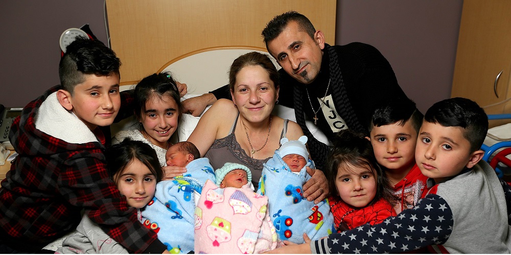 The Yacoub family welcomed triplets this week