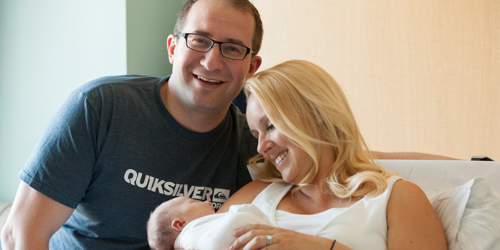 Kelly and Steve with baby Piper