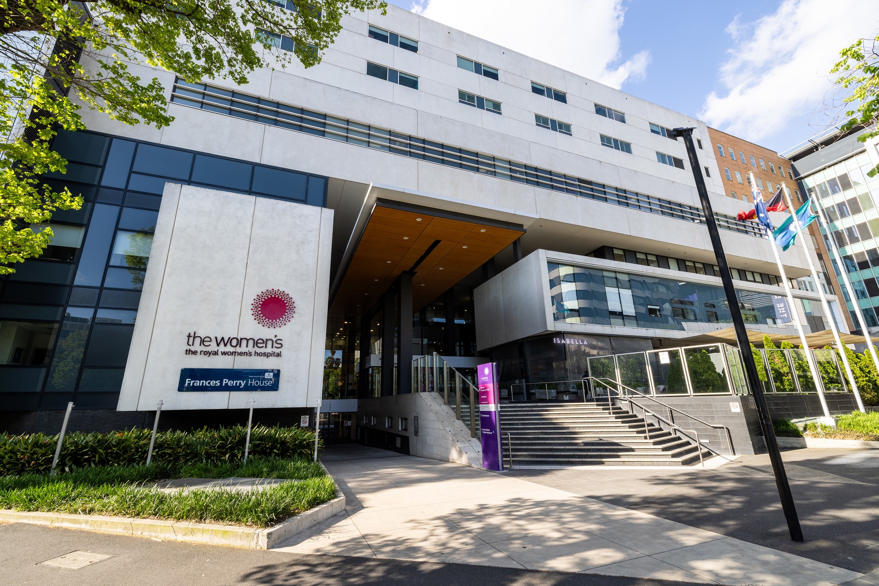 Sign outside the Women's