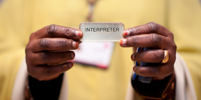 Interpreters available