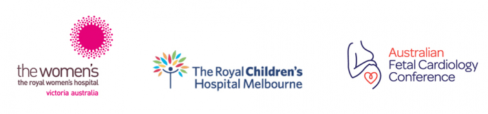 RWH, RCH Logos: and First Australian Fetal Cardiology Conference