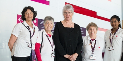 Volunteer Coordinator and volunteers