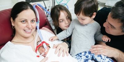family in NICU