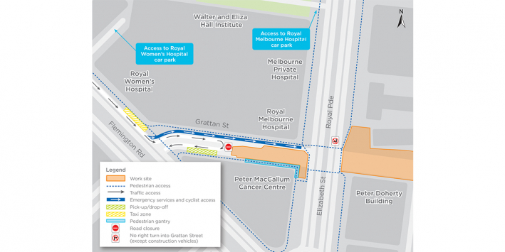 traffic disruptions - map