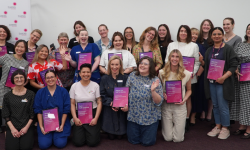 The 2025 Staff Scholarship recipients, all looking forward to taking their next steps in professional development.